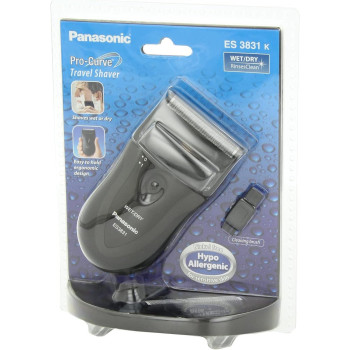 Panasonic 1 Blade For Men Travel Shaver, Black (Es3831)