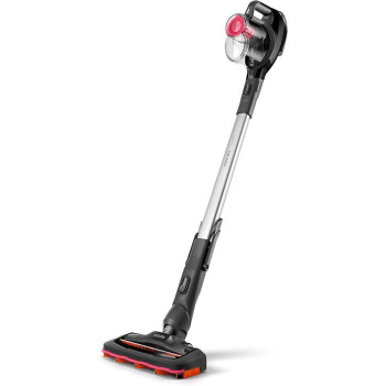 Philips SpeedPro Cordless Stick Vacuum Cleaner, 180 Suction Nozzle For Precise Dirt Pickup 4 Accessories, Black, FC6722/61