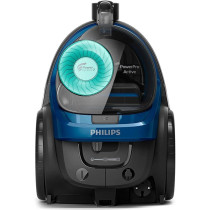 Philips Powerpro Active Royal Blue 2000W, 410W Suction Power, Power Cyclone 7 Technology, New Turbo Brush Nozzle Design, Hepa Filter Fc9570/62 - Uae Version