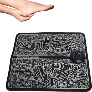 Ems Electric Foot Massager, Adjustable Micro-Current Foot Massage, Pad Men Women Muscle Pain Relief, For Improving Blood Circulation, Massage Your Feet