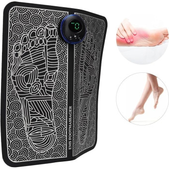 Ems Electric Foot Massager, Adjustable Micro-Current Foot Massage, Pad Men Women Muscle Pain Relief, For Improving Blood Circulation, Massage Your Feet