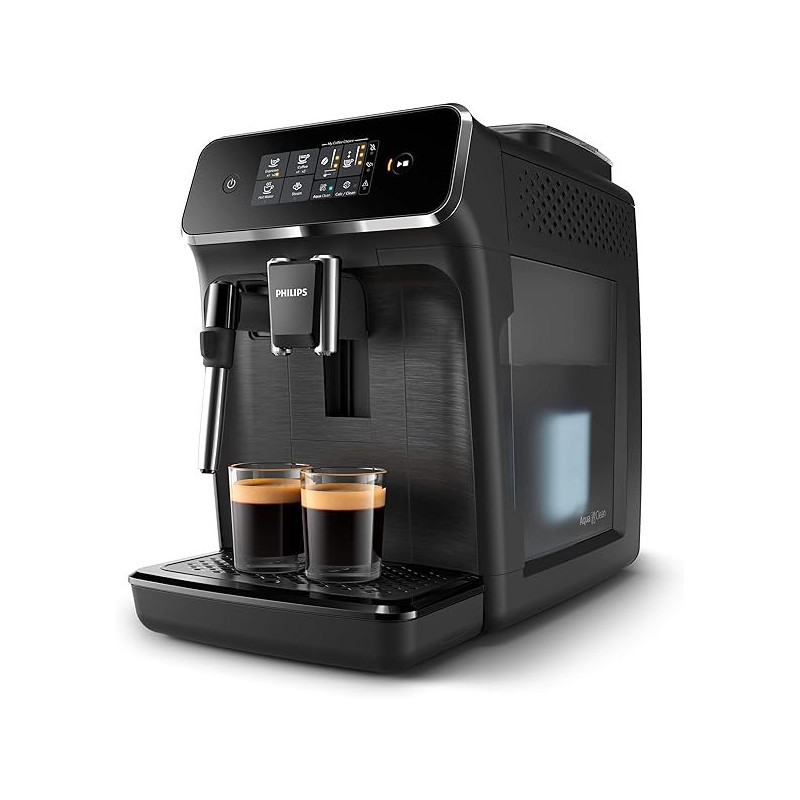 Philips Full Automatic Espresso Machine Ep2220/10 Beverages Classic Milk Frother Matte Black Touch Display