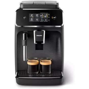 Philips Full Automatic Espresso Machine Ep2220/10 Beverages Classic Milk Frother Matte Black Touch Display