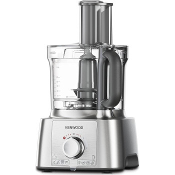 Kenwood 1000W Multi-Functional Food Processor With 3 Stainless Steel Disks, FDP65.880SI, Silver