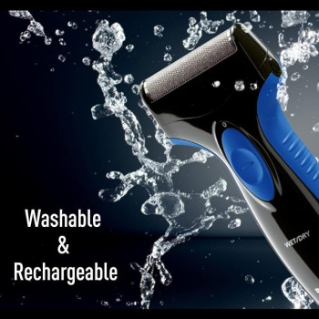 Panasonic Pro Curve Wet and Dry Shaver - ES-SA40, Blue and Black