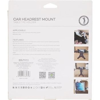 Golf Gfch09 Tablet Mount Holder Car Seat Headrest