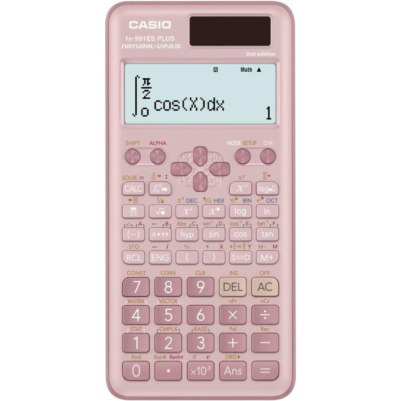 Casio Pink Scientific Calculators Non Programmable 10-2 Digits 417 Functions Fx 991Esplus2 Pkwdt, Fx 991Esplus2Pkwdt