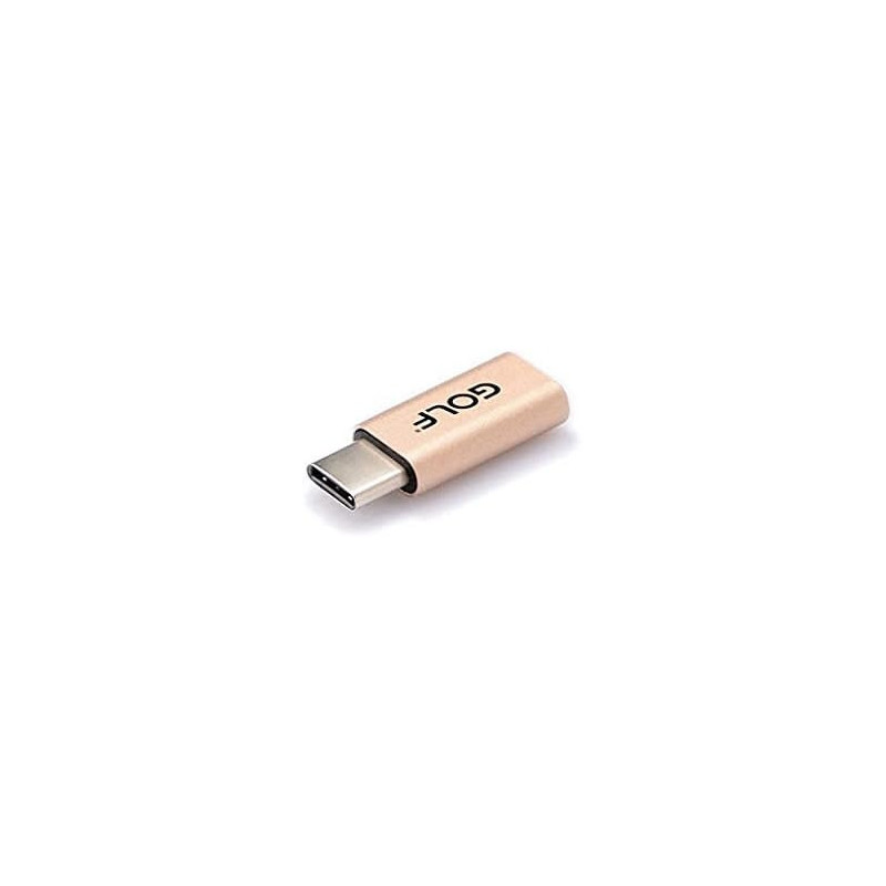 Golf Gc-31 Micro Usb To Type C 3.0 Adapter,Type C Male To Micro Usb Female Otg Converter Compatible 2020-2016 Macbook Pro, New Mac Air/Surface, Chromebook, Phone/Tablet