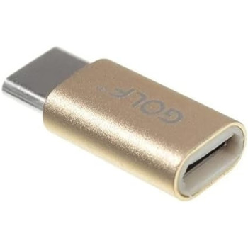 Golf Gc-31 Micro Usb To Type C 3.0 Adapter,Type C Male To Micro Usb Female Otg Converter Compatible 2020-2016 Macbook Pro, New Mac Air/Surface, Chromebook, Phone/Tablet