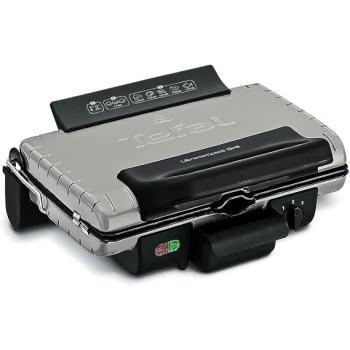 Tefal Grill, Ultra Compact Barbecue / Bbq Grill, 1700 Watts, Silver, Gc302B28