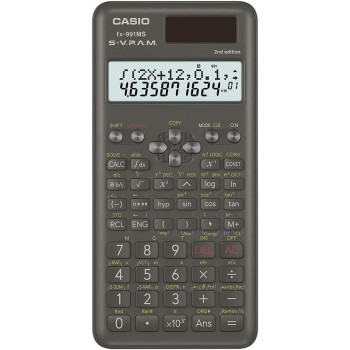 Casio Fx-991Ms 2nd Gen Non-Programmable Scientific Calculator, 401 Functions And 2-Line Display