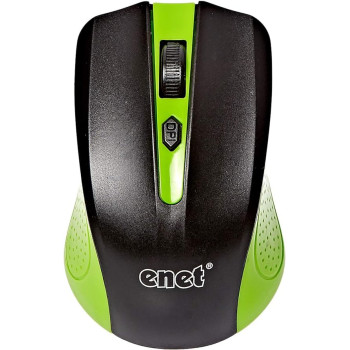 Enet G211-66 Wireless Optical Mouse - Green Colour
