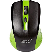 Enet G211-66 Wireless Optical Mouse - Green Colour