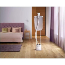 Philips Easytouch Stand Steamer - 1800W, 35 G/Min Continuous Steam, 3 Steam Settings, 1.4L Water Tank, Easy Rinse Descaling, Large Steam Plate, White (Gc487/86)