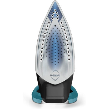 Tefal Ultraglish Steam Iron, Durilium Airglide, Anti-Calc, Anti Drip, 2800 Watts, Blue/Black, FV6832M0