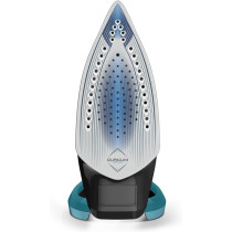 Tefal Ultraglish Steam Iron, Durilium Airglide, Anti-Calc, Anti Drip, 2800 Watts, Blue/Black, FV6832M0