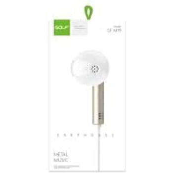 Golf M19 Fit In-Ear Earphones Fashion Durable Headphones, Noise Isolation, Pure Sound, Phone Control With Mic