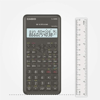 Casio 2nd Edition Scientific Calculator, Black, FX 82M