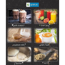 Gratus 350Watts Blender With 1.6 Ltr Jar Mill Jar, 2 Speeds Pulse Gbg3502Fc