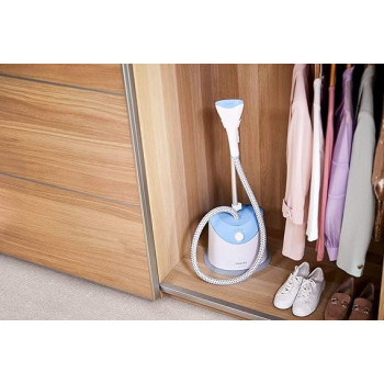 Philips Vertical Garment Steamer GC482/26, 1600W, Powerful Continuous Steam 32G/Min, 2 Steam Settings, 1.4L Detachable Water Tank, Easy Rinse Solution 
