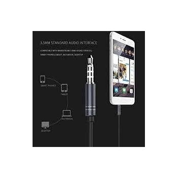 Golf GFM19 Metal Music Earphones, Black Colour