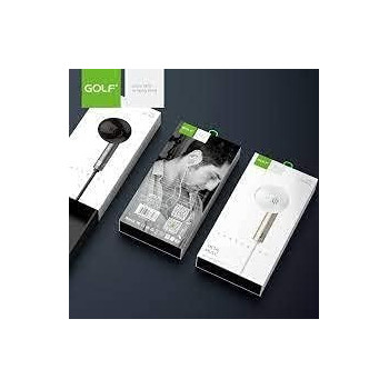 Golf GFM19 Metal Music Earphones, Black Colour