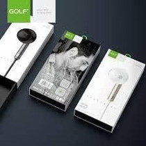 Golf GFM19 Metal Music Earphones, Black Colour