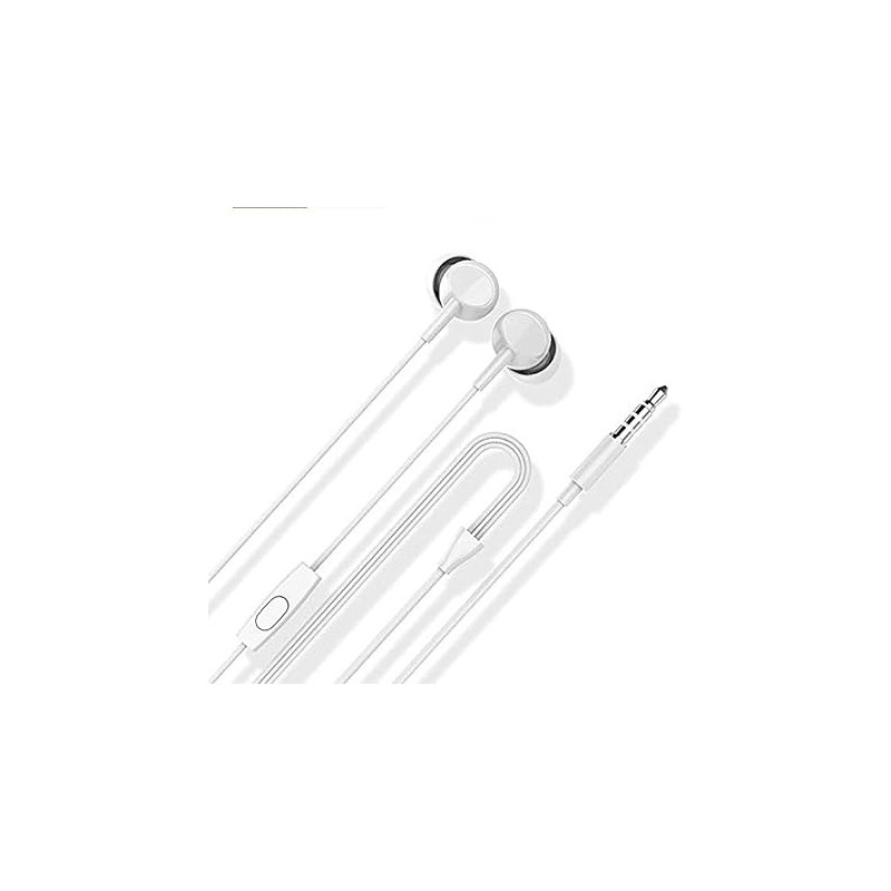 Golf Gfm-16 In-Ear Premium Metallic Hi-Fi Stereo Wired Earphone With Built-In Mic, Comfortable Secure Fit Earbuds, 1.0M Tangle-Free Cord And One-Button Control