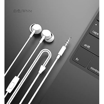 Golf Gfm-16 In-Ear Premium Metallic Hi-Fi Stereo Wired Earphone With Built-In Mic, Comfortable Secure Fit Earbuds, 1.0M Tangle-Free Cord And One-Button Control