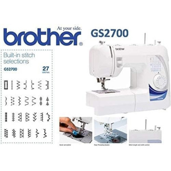 Brother GS2700 Computerized Sewing Machine, White Colour