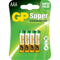 Gp 30310 Batteries LR03 1.5 V Super Alkaline Micro AAA Battery, Pack Of 4