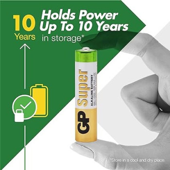 Gp 30310 Batteries LR03 1.5 V Super Alkaline Micro AAA Battery, Pack Of 4