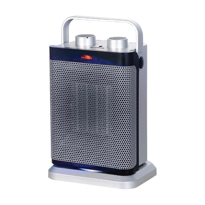 Gratus Ptc Fan Heater Electric 1800W Silver Model GPFH1802TC
