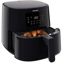 Philips Essential Air Fryer Xl 1.2Kg, 6.2L Capacity, Digital Screen, Black Colour, HD9270/90