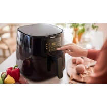 Philips Essential Air Fryer Xl 1.2Kg, 6.2L Capacity, Digital Screen, Black Colour, HD9270/90