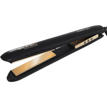 Ikonic Gleam Hair Straightener, Black/Golden Color