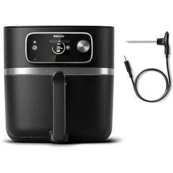 Philips XXL Connected Airfryer 2200W 2Kg/8.3L, Digital Auto-Cook Programs, Black Colour, HD9880/91