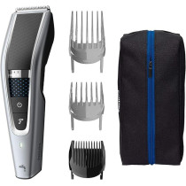 Philips HC5630/13, Series 5000 Washable Hair Clipper, Grey/Black Colour