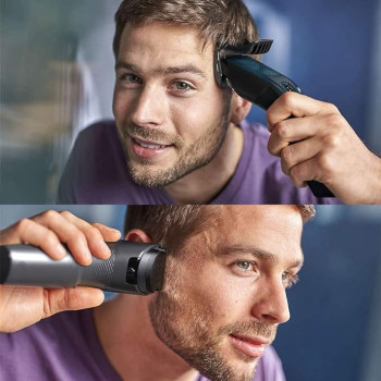 Philips Hair Clipper Series 3000 Corded Hair Clipper With 13 Length Settings And Stainless Steel Blades, HC3505/15