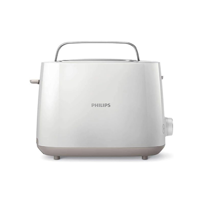 Philips 2 Slice Daily Collection Toaster HD2581/01, With 8 Settings And 2 Large Variable Slots For Different Size Of Bread - International Version