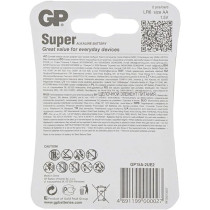 Gp AA Alkaline Batteries - 2 Pack