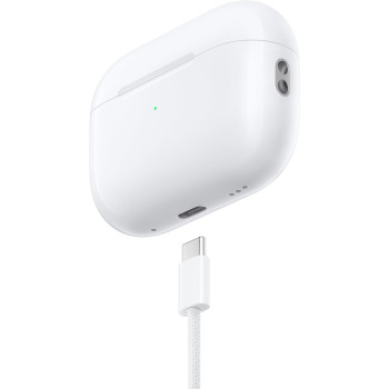 Apple AirPods Pro 2nd generation With MagSafe Charging Case USBC, White MTJV3 1 Year Warranty