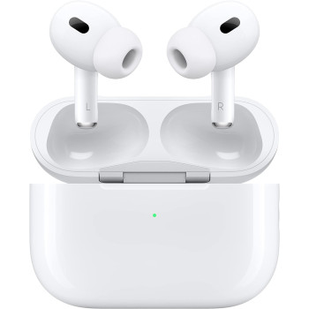 Apple AirPods Pro 2nd generation With MagSafe Charging Case USBC, White MTJV3 1 Year Warranty