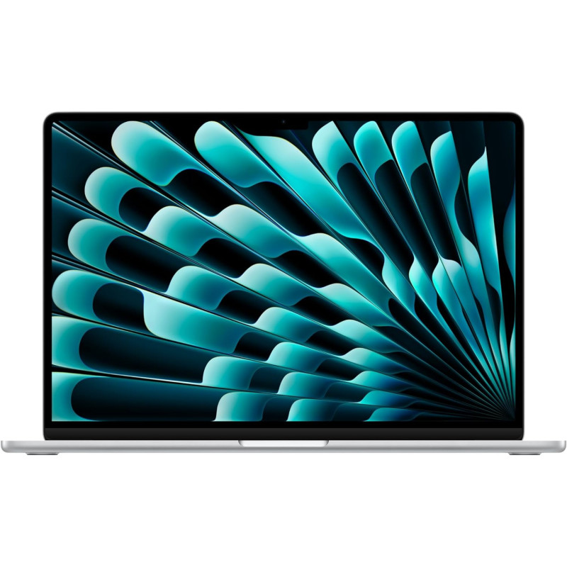 Apple Macbook Air 15 inch, M3 chip with 8-core CPU and 10-core GPU, 8GB RAM, 256 GB SSD, Silver, English MRYP3 1 Year Warranty