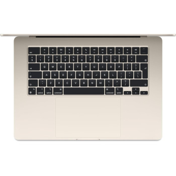 Apple Macbook Air 15 inch, M3 chip with 8-core CPU and 10-core GPU, 8GB RAM, 512 GB SSD, Starlight English MRYT3 1 Year Warranty