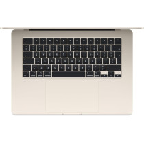 Apple Macbook Air 15 inch, M3 chip with 8-core CPU and 10-core GPU, 8GB RAM, 512 GB SSD, Starlight English MRYT3 1 Year Warranty