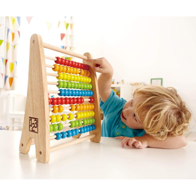 Hape Rainbow Bead Abacus E0412 Multicolour