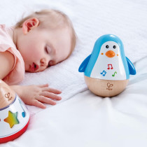 Hape Penguin Musical Wobbler, Colorful Wobbling Melody Penguin E0331