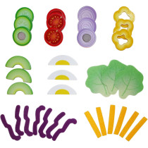 Hape Healthy Salad Playset, 39-Piece Play Salad Set With Utensils And Ingredients For Pretend Play