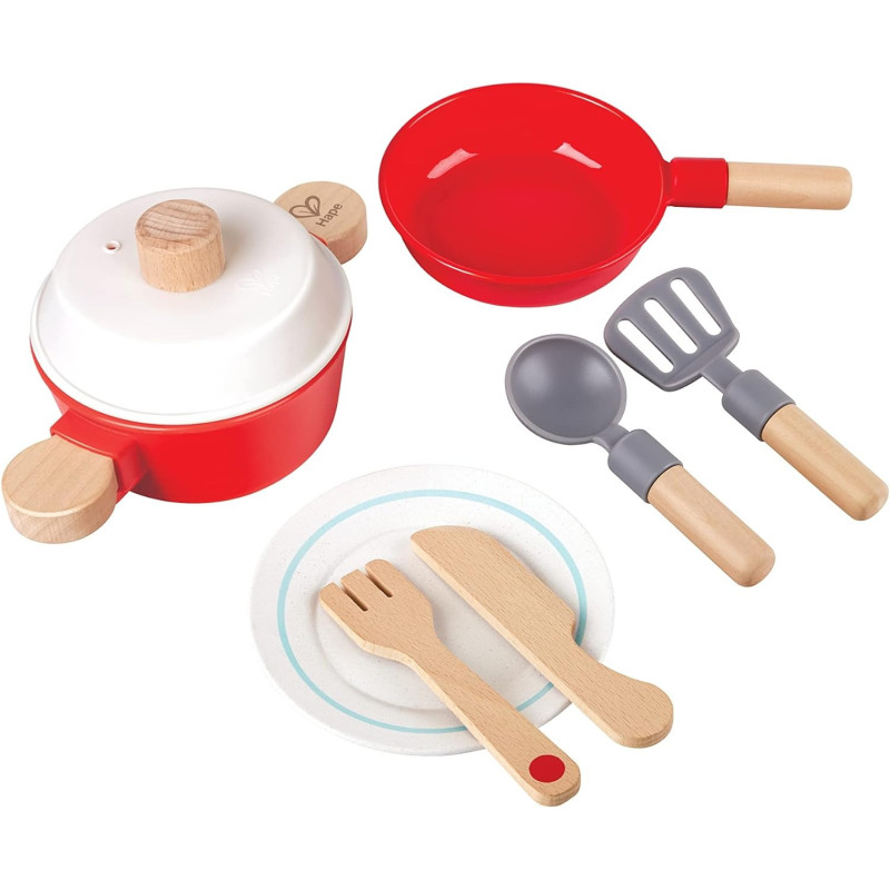 Hape Little Chef Cook And Serve Set E3188